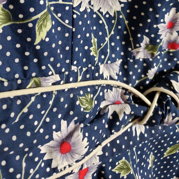 EUC Trollied Dolly Blue Floral Vintage Style Dress - Picture 4 of 8